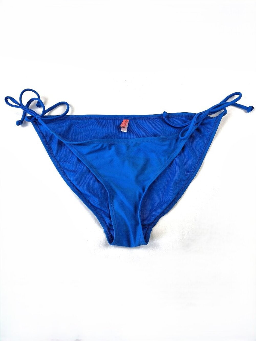 Hipster Size L Blue Classic String Bikini Swimsuit Bottoms Stretchy Summer Surf